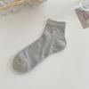 Calcetines jk blancos delgados de primavera y verano calcetines de malla para mujer calcetines estilo ballet miu calcetines de rizo huecos con lazo