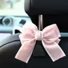 Gancho para asiento de coche caricatura lindo moño coche coche trasero almacenamiento invisible gancho pequeño interior femenino