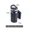 Arandela de parede externa E27 cabeça de lâmpada para cima e para baixo luminosa simples criativa Quadrada PVC lâmpada suspensa de parede exterior frente de porta lâmpada de mesa de sol