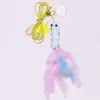 Gato brinquedo rato de brinquedo fábrica simulação pet rato de pelúcia brinquedo gato engraçado atacado de oi brinquedo gato abafado