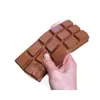 Juguete Blando de Chocolate Grande de Rebote Lento con Textura Suave y Apachurrable para Alivio del Estrés, Color Café