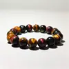 Pulsera de Piedra Ojo de Tigre Natural Pulsera de Ojo de Tigre Amarillo Unisex Pulsera de Cristal Natural Puro Joyería Sencilla Venta al por Mayor