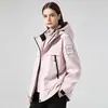 Moda Juvenil Nueva Cortavientos 3 en 1 con Forro de Polar, Engrosado para Calidez, Chaqueta de Viaje Otoño/Invierno, Impermeable y Resistente a los Arañazos