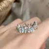 Anillo de Mariposa con Perla y Esmalte de Goteo de Plata de Ley S925 para Mujer, Apertura Ajustable, Nicho, Lujo de Gama Alta Accesible, Versátil, Nuevo Producto