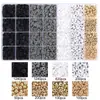 Caixa de Conjunto de Contas de Argila Macia com 24 Compartimentos Transfronteiriça 6mm Contas de Argila Macia Acessórios Kit de Material DIY Feito à Mão para Enfiamento de Contas Contas Soltas