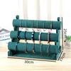 Soporte de Pulsera de Terciopelo de Una, Doble o Tres Capas, Soporte de Exhibición de Joyería, Estante para Pulseras de Reloj, Soporte de Almacenamiento para Pulseras de Abalorios