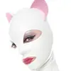 Orelhas de Gato de Látex Natural Headgear Sexy de Látex com Olhos e Boca Abertos Headgear Sexy Role Play