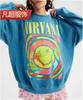 Chaqueta deportiva con cuello redondo y estampado de Joker de tres colores para mujer, de Amazon, comercio exterior de AliExpress, 2024