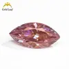 Moissanita de Colores con Forma Especial Marquise Moissanita Multicolor Piedra Suelta 1-3 Quilates Vvs Prueba de Pluma Incrustación Fabricante Stock Disponible