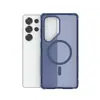 Adecuado para Samsung S26 Ultra, Carcasa Espacial Mate en las Cuatro Esquinas, Anillo Magnético tipo Piel, Funda para Teléfono Samsung Anti-Caída en las Cuatro Esquinas