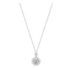 Collar de Plata de Ley S925 con Diseño de Estrella Brillante, Cadena para Clavícula de Lujo Ligero de Nicho para Mujer con Circonita Blanca de un Quilate Completamente Diamantada