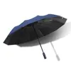 Guarda-chuva Dobrável com Abertura e Fechamento de Um Toque, Guarda-sóis de Vinil Preto com Logo Publicitário Impresso com 70% de Desconto, Atacado do Fabricante, Proteção Solar e Proteção UV