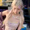 Collar de Estrella de Mar Colorida Dopamina de Verano para Mujer 2025 Nuevo Estilo Playa Dulce Fresca Chica Atrevida Cadena para el Cuello Accesorio