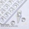 Internet celebridade unha broca joias 8 * 8mm pontiagudo fundo gordura quadrado diamante Super Flash usar unha material prego pilha diamante acessórios atacado