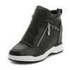 Zapatos para Mujer con Aumento Interno de Altura 2026 Nuevos Zapatos Casuales de Primavera y Verano Estilo Coreano Cuña Tenis Blancos Zapatos Individuales para Mujer 8cm Zapatos Deportivos de Moda