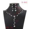 Conjunto Sencillo y Elegante de Collar y Aretes, Collar Largo con Borla, Hoja y Flor, Accesorio para Vestido de Noche