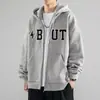 Sudadera 2026 para Hombre con Capucha Temporada de Primavera y Otoño Estilo ins Hong Kong Holgada de Marca de Moda Estampado de Letras Chaqueta Versátil Estilo Año Nuevo de Moda