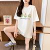 Camiseta Feminina Plus Size Casual Versátil da Moda Manga Curta Verão 2025 Novo Top Solto Oversized Estilo Preguiçoso