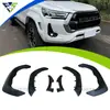 Peças Decorativas Resistentes a Arranhões e Desgaste para Arco de Roda de Carroceria de Picape Hilux Revo 2016-2024
