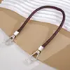 Colgante de Teléfono Móvil Anti-Pérdida de Cuero a Cuadros Nuevo Cadena de Mano de Felpa de Gama Alta Cadena Colgante para Bolso de Mujer
