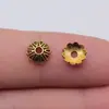 3x8x8mm 0.21g Multicolor Accesorios DIY Material para Colgantes Tapa de Cuenta Soporte para Flores