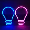 Bombilla LED Luz de Neón Colgante de Pared Luz Ambiental Popular para Check-In E-Sports Habitación Infantil Bar Habitación de Niña Decoración