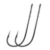 Double Backstab 8007-NP Cabo Reto 8003 Anzol Invertido Conjunto de Pesca Verme Macio Soft Erbium Saco Em Caixa Bulk Luya Anzol
