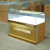 Mostrador de teléfono móvil productos de vidrio personalizados fabricante vitrina comercial gabinete de pared de madera gabinete de hierro con pintura horneada partición de rincón de joyería