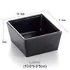 Louça de melamina estilo japonês tigela preta para cozinhar tigela criativa para tempero de hot pot tigela com pauzinhos de plástico tigela para arroz de fast food tigela pequena para sopa