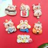 Dibujo Animado Brillante Comida Juguete Marca Dona Capibara DIY Accesorios de Resina Pegamento Crema Funda para Teléfono Móvil Pegatina de Joyería
