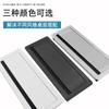 Caja pasacables de aleación de aluminio de escritorio, cubierta pasacables para mueble de TV, cubierta pasacables con cepillo para orificio pasacables de escritorio de computadora, cubierta decorativa pasacables