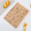 Papel Envoltorio para Sándwiches de Grado Alimenticio, Bolsas de Pan Personalizadas, Papel para Hamburguesas, Papel de Horno Desechable, Forros para Platos de Barbacoa