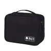 Bolsa de Armazenamento Digital Multifuncional, Bolsa de Armazenamento de Viagem de Grande Capacidade, Adequada para Cabo de Dados Carregador, Acessórios de Fotografia, Cartão de Identidade