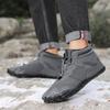 Botas de Neve de Cinco Dedos para Exterior Outono e Inverno Masculinas e Femininas Casais Sapatos de Algodão Botas de Algodão Espessadas com Forro de Lã Botas de Algodão de Cano Alto Conjunto