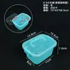 Caja de embalaje de cuentas de gel para lavandería de venta de fábrica 8G cuentas de gel para lavandería 50 piezas caja de plástico caja de almacenamiento de embalaje de papelería Goka