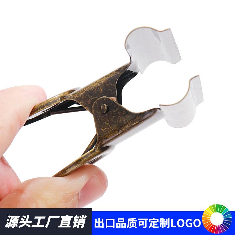 青古铜圆形夹05