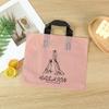 Bolsa de embalaje para puesto de ropa de fábrica, bolsa de plástico resistente de alta presión, bolsa portátil para guardar ropa interior, 50 unidades