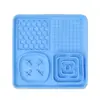 Plato Popular Transfronterizo de Silicona Multifuncional para Mascotas Anti-Atragantamiento Comida Lenta Tapete para Lamer con Ventosa Deslizante Universal para Gato y Perro