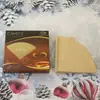 102 Papel de Filtro para Café Taza de Filtro de Goteo V60 Papel de Filtro para Polvo de Café Olla con Oreja Colgante Forma de Cono Redondo Taza para Máquina de Café