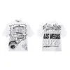 Moda Americana Transfronteriza Hellstar Serie Hellstar Camisetas Casuales de Algodón Impresas para Hombres y Mujeres Verano Sueltas de Manga Corta