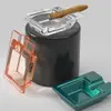 Molde para Cenicero de Resina de Cristal DIY Amapola Cenicero para Cigarros Decoración de Mesa Caja de Almacenamiento Molde de Silicona