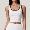 Amazon Europa Transfronterizo Bloque de Color Ajustado Chaleco Deportivo Ropa de Yoga Fitness Running Ciclismo Top sin Mangas para Mujer