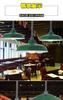 Lámpara LED Retro Impermeable para Exteriores Pantalla Imitación Esmalte Lámpara Industrial y Minera Lámpara Curva para Calle Verde Militar Fábrica de Candelabros