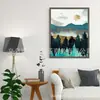 Amazon 5D pintura de diamantes diamante redondo paisaje abstracto pintura decorativa kit diy para adultos y niños venta al por mayor