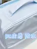 Bolsa de Maquillaje Compartimentada de Pie, Portátil de Gran Capacidad con Espejo, Bolsa de Almacenamiento, Portátil para Salidas, Viajes, Se Puede Colgar en la Maleta