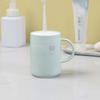 Vaso para Cepillarse los Dientes, Vaso Dental, Vaso para Enjuague Bucal al Cepillarse los Dientes, Dormitorio de Estudiantes Estilo Simple Pareja Plástico Set para el Hogar