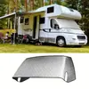 Parasol para RV con Película de Aluminio, Protección Solar y Aislamiento Térmico, Cubierta para Techo para Acampada al Aire Libre, Funda Universal para Coche a Prueba de Lluvia y Polvo, Escudo Frontal para RV