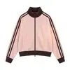Chaqueta Cardigan Deportiva Estilo Americano Tallas Grandes para Mujer Primavera Otoño Rayas Conjunto de Pareja Sudadera con Capucha Manga Larga para Hombre Cuello Alto Holgado