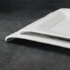 Platos Rectangulares Grandes Blancos Puros de 14/16 pulgadas, Platos Hondos, Platos Planos, Vajilla de Hotel, Platos para Servir en Restaurante
