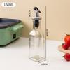 Botella de Vidrio Dispensadora de Salsa de Soya y Vinagre para Cocina, Aceite Antigoteo, Dispensador de Aceite Controlable, Botella Cuadrada para Vinagre, Botella de Vidrio Transparente para Condimentos